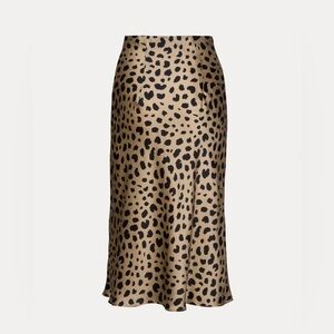 Realisation Par The Naomi - Wild Things Leopard Midi Skirt Size Small